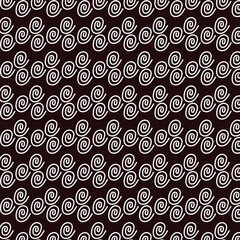 Abstract Seamless Pattern with Circles