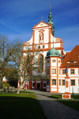 Die Kirche im Kloster St. Mariental in der Oberlausitz