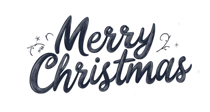 Merry Christmas letter text design illustration vector greetings celebration happy holidays 