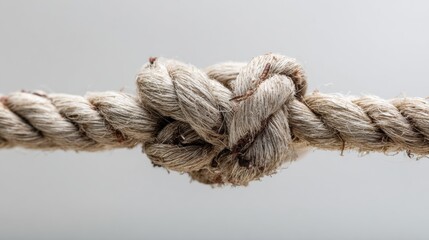 Tangled Rope Transforming Into a Straight Line Illustrates the Process of Simplifying Complex Problems Effectively