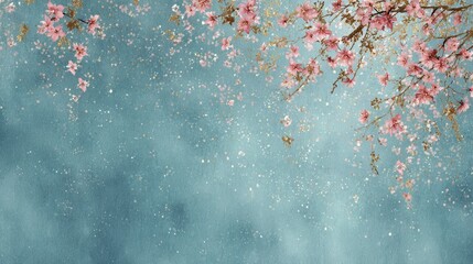 Texture of fresh rain drops on a blue window pattern with a cold winter light and liquid grunge design