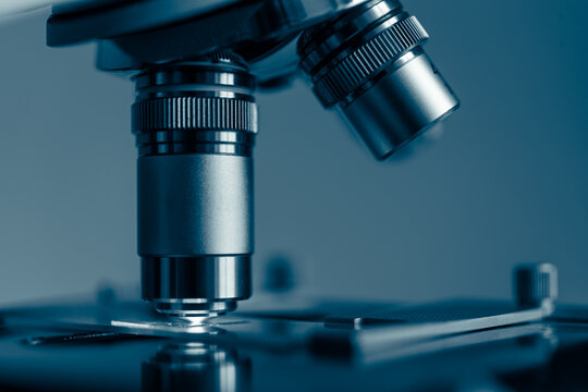 Optical microscope with illuminated sample