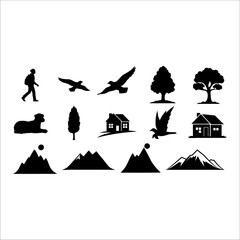 Abstract geometric design with vibrant color palette and text elements