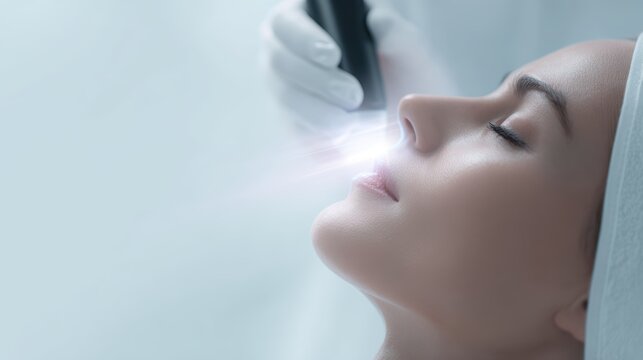 skin care dermatology analysis, digital face scan interface, beauty medical technology,