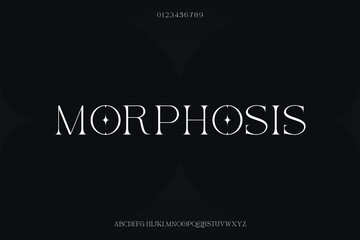 Display alphabet font vector design suitable for headline, poster, logo, magazine and many more