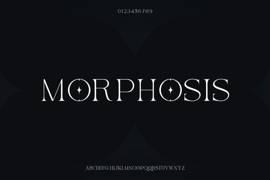 Display alphabet font vector design suitable for headline, poster, logo, magazine and many more