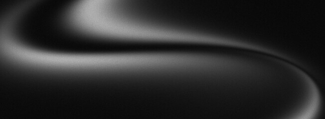 Soft grainy monochrome gradient background with noise texture, elegant black white abstract digital wallpaper design