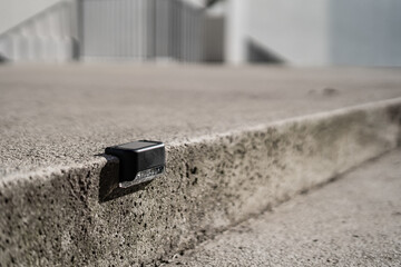 Modern solar lights with sleek design and bright illumination. Eco-friendly outdoor lighting powered by renewable solar energy for gardens, streets, or pathways.