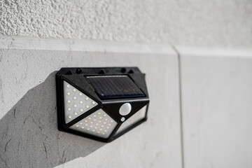 Modern solar lights with sleek design and bright illumination. Eco-friendly outdoor lighting...
