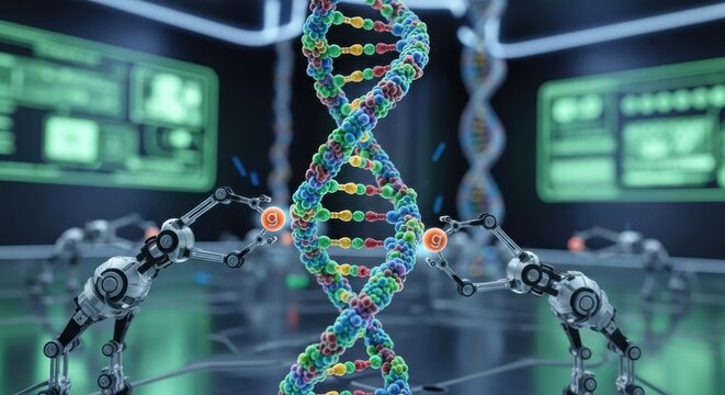 Dna helix and robotic manipulation