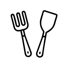 Gardening fork and spade tool set for planting