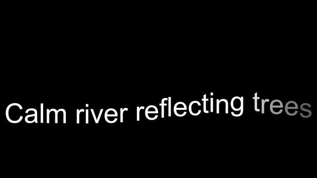 Experience ultimate relaxation with calming ambient typography video for meditation, sleep, and stress relief, a modern approach to wellness content