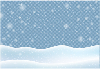 christmas background with snowflakes