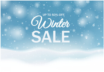 Winter  Sale Poster