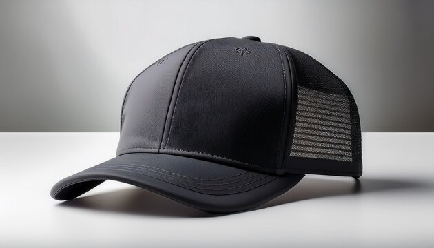 blank cap mock up with white background ideal for branding design presentations and promotional material showcasing headwear options