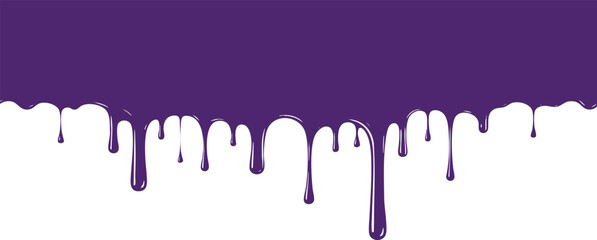 Liquid dripping shape design element vector illustration isolated on a white background