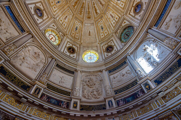 Sala Capitular (Chapter House) in Seville gothic cathedral, Spain