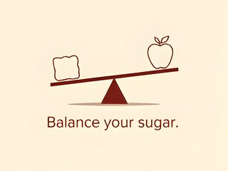 Blood Sugar Balance: Organic Apples vs. Industrial Sugar on the Scale