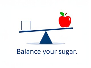 Blood Sugar Balance: Organic Apples vs. Industrial Sugar on the Scale