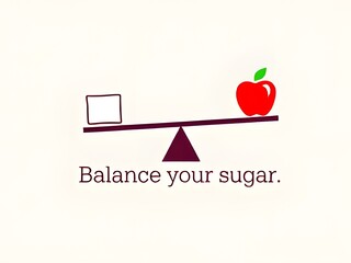 Blood Sugar Balance: Organic Apples vs. Industrial Sugar on the Scale