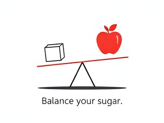 Blood Sugar Balance: Organic Apples vs. Industrial Sugar on the Scale
