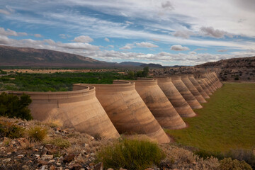 Beersvlei Dam wall near Willowmore.