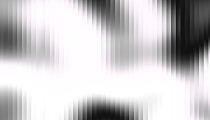 Fractal Glass Gradient Texture. Reed vertical lines patterned glass, overlay with transparent background. Universal monochrome black background stylish gradient