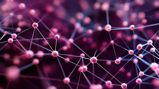 Decentralized network of glowing nodes