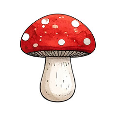 kawaii theme autumn design. mushroom, leaf, pumpkin