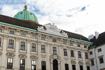 Imperial palace in the city of Vienna, Austria