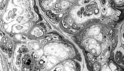 Abstract black marble veins or epoxy texture on a overlay transparent background. Print with Graphic Stylish Liquid Ink Stains. Trendy