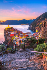 Vernazza, La Spezia, Liguria, Italy in the Cinque Terre region 967