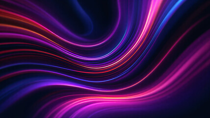 Flowing Waves of Vibrant Colors Form a Mesmerizing Abstract Design
