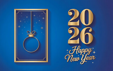 2026 Happy New Year background
