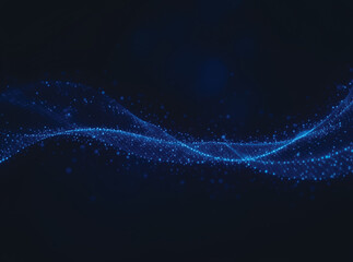 abstract blue wave background