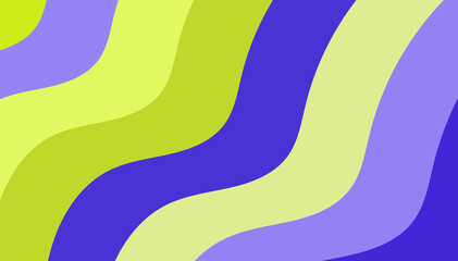 Serene Wave Pattern: Calming Green and Blue Stripes for Modern Design Projects & Artistic Backgrounds