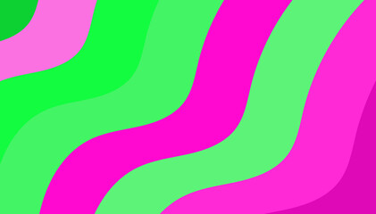 Vibrant Wave Pattern: Dynamic Green and Magenta Stripes for Modern Designs & Artistic Layouts