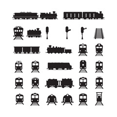 transport road silhouette vector icon