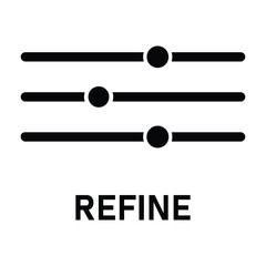 Adjusting, icon in line design. Adjusting, modify, change, tweak, update, improve, customize on white background vector. Adjusting, icon in line design editable stroke icon