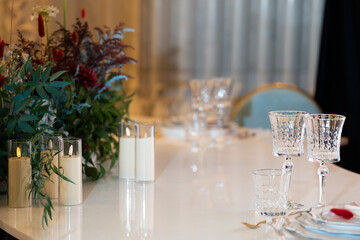 wedding table setting