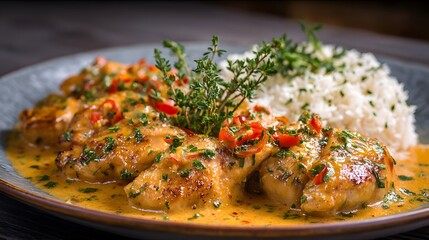 chicken breast with rice