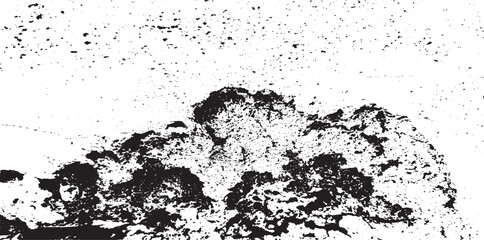 Rough black and white texture vector. Distressed overlay texture. Grunge background. Abstract textured effect. Vector Illustration. Black isolated on white background. EPS10
