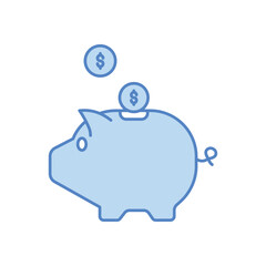 Piggy Bank vector icon