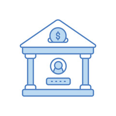 Bank Account vector icon