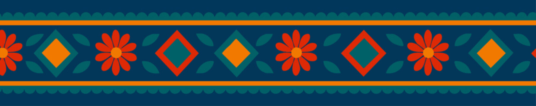 Ethnic Blue Truck Greeting Card Inspired by Pakistani Art