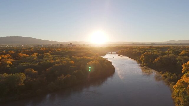 Albuquerque Bosque Drone Aerial Videos