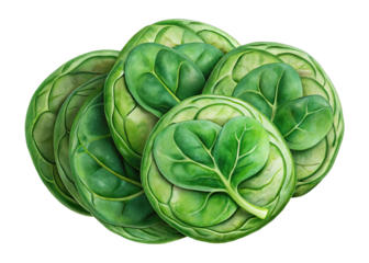 Vibrant circular arrangement of fresh spinach leaves against a black background.