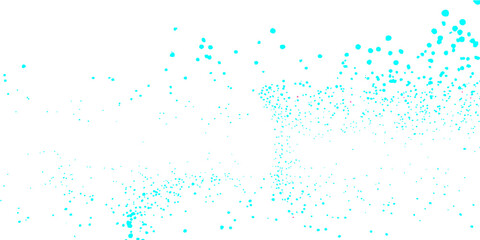 Abstract blue grunge background with colorful paint splash texture and ink drops