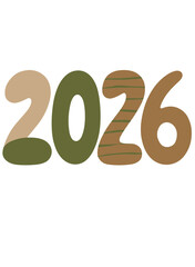 2026 numbers designed as cozy