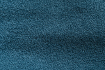 ブルーグリーンのフリース生地